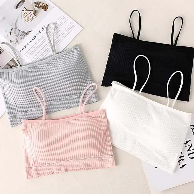 Seamless Silk Padded Bralette Bra